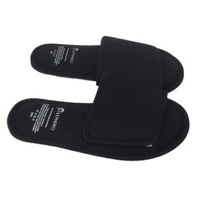NEW Sleephero Black Velcro‎ slippers Small/Medium